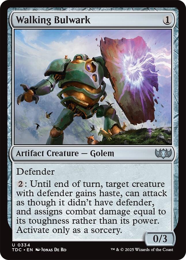 Walking Bulwark [Tarkir: Dragonstorm Commander] | Good Games Cannington
