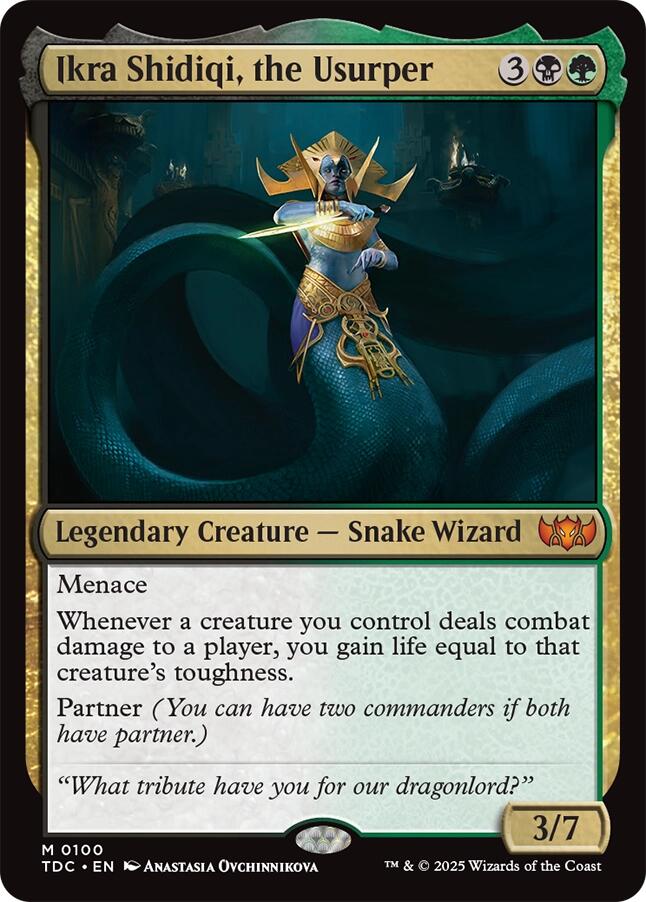 Ikra Shidiqi, the Usurper [Tarkir: Dragonstorm Commander] | Good Games Cannington