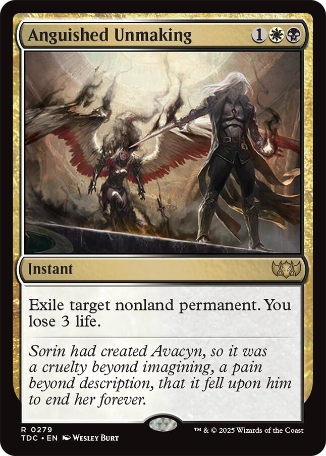 Anguished Unmaking [Tarkir: Dragonstorm Commander] | Good Games Cannington