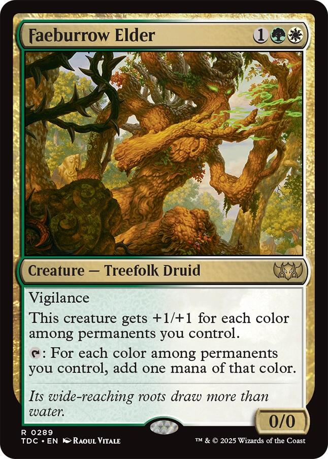 Faeburrow Elder [Tarkir: Dragonstorm Commander] | Good Games Cannington