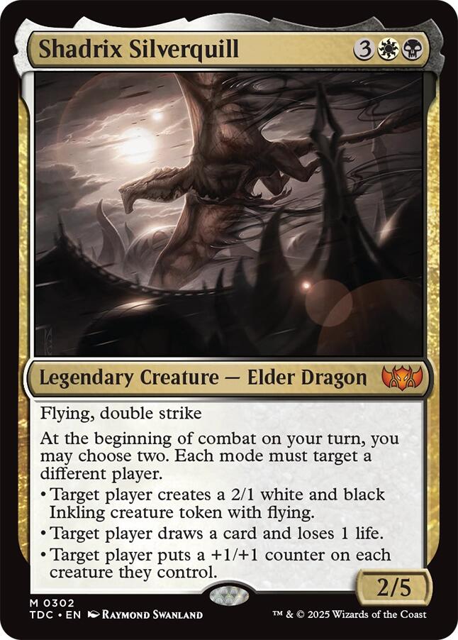 Shadrix Silverquill [Tarkir: Dragonstorm Commander] | Good Games Cannington