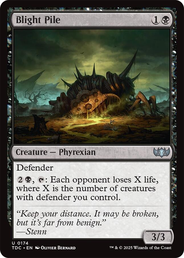 Blight Pile [Tarkir: Dragonstorm Commander] | Good Games Cannington