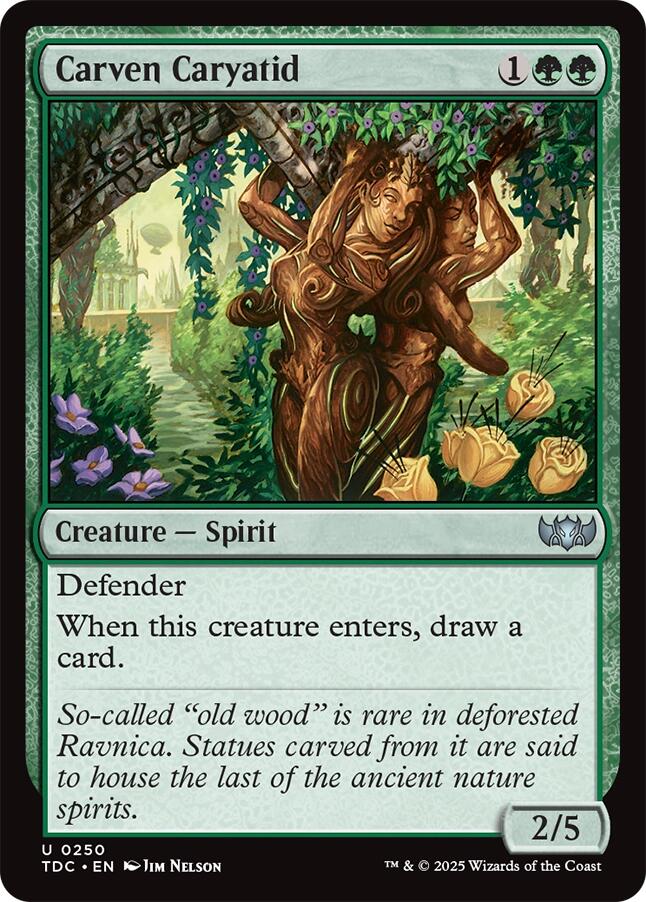 Carven Caryatid [Tarkir: Dragonstorm Commander] | Good Games Cannington