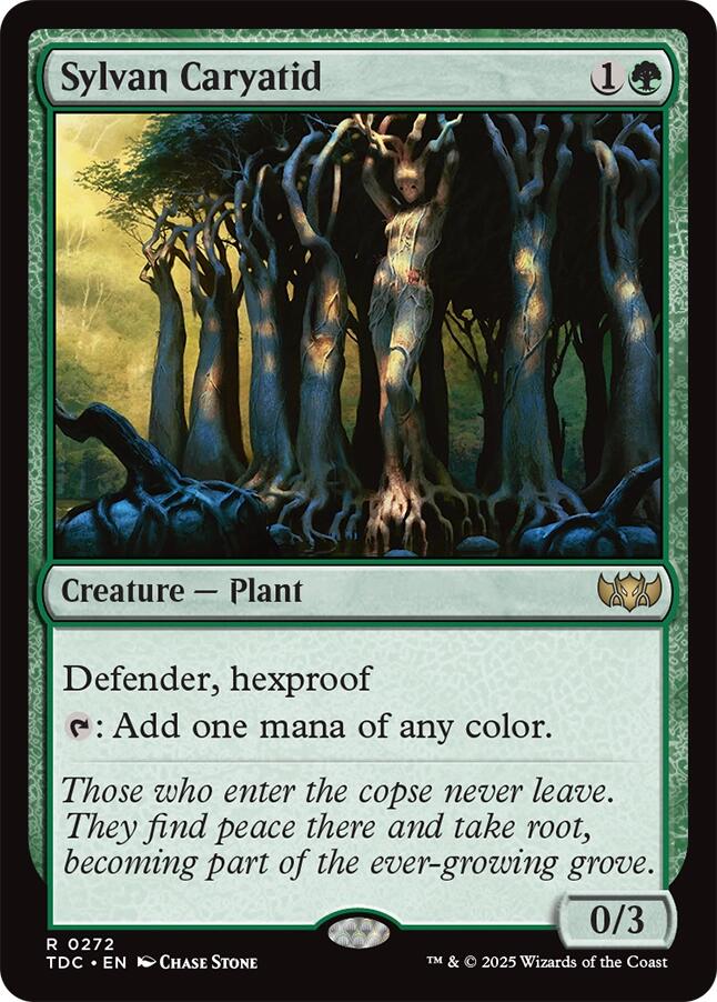 Sylvan Caryatid [Tarkir: Dragonstorm Commander] | Good Games Cannington