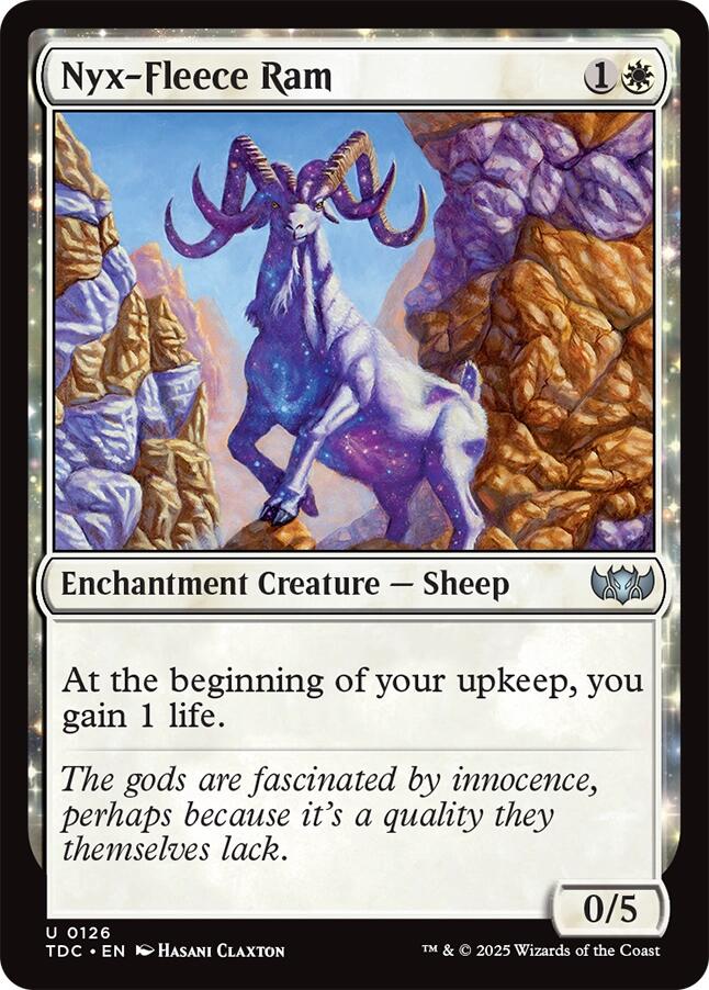 Nyx-Fleece Ram [Tarkir: Dragonstorm Commander] | Good Games Cannington