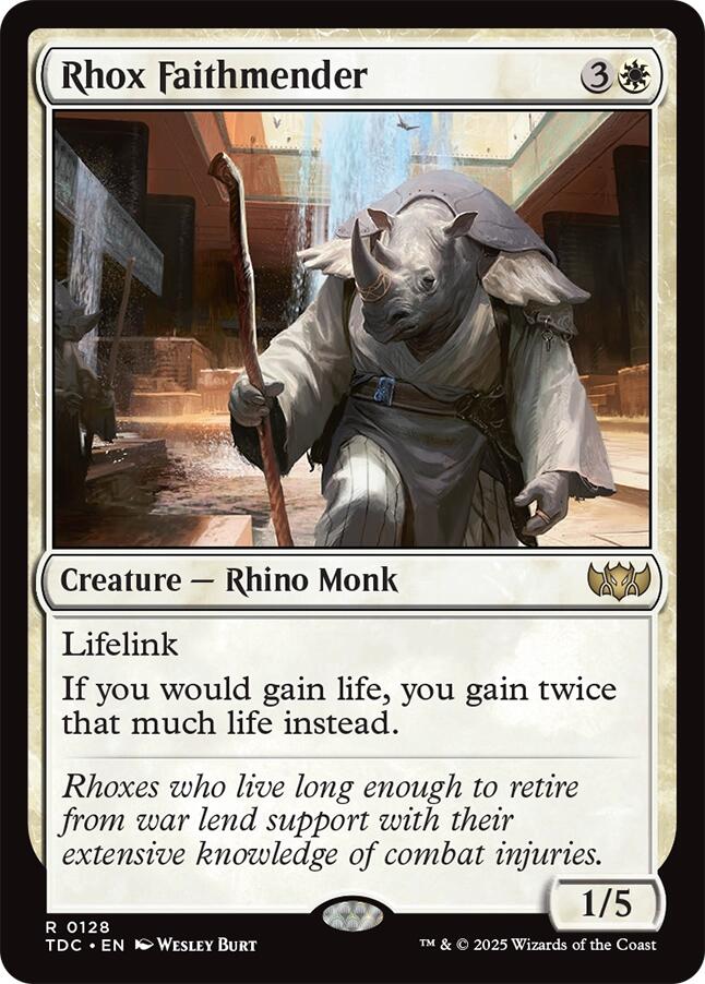 Rhox Faithmender [Tarkir: Dragonstorm Commander] | Good Games Cannington