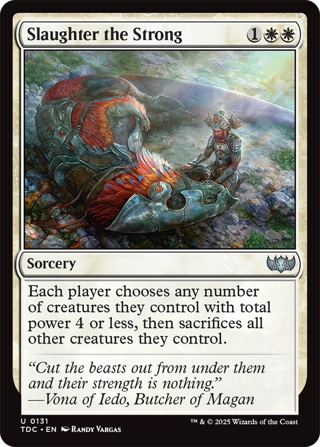 Slaughter the Strong [Tarkir: Dragonstorm Commander] | Good Games Cannington