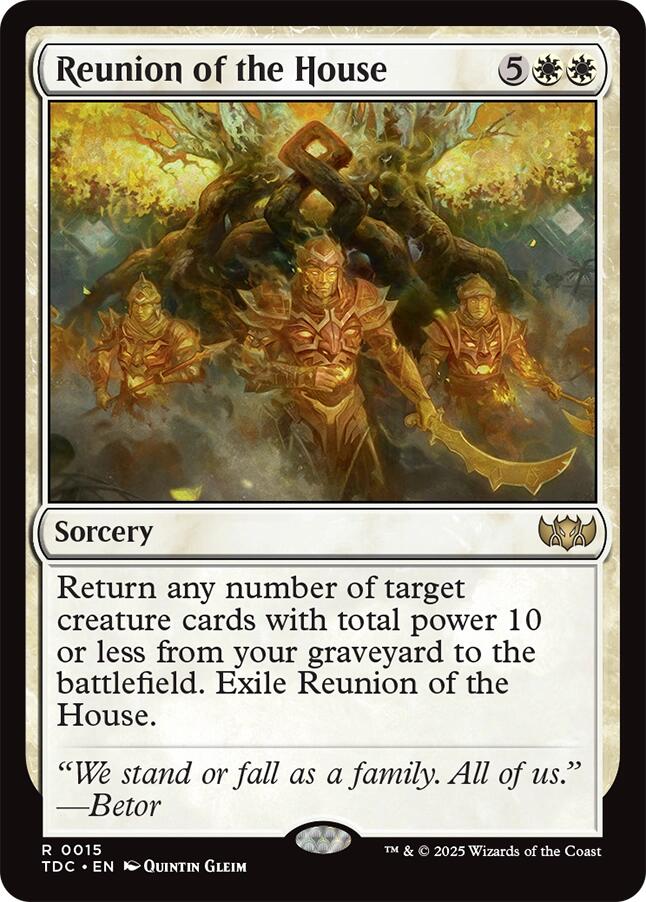 Reunion of the House [Tarkir: Dragonstorm Commander] | Good Games Cannington