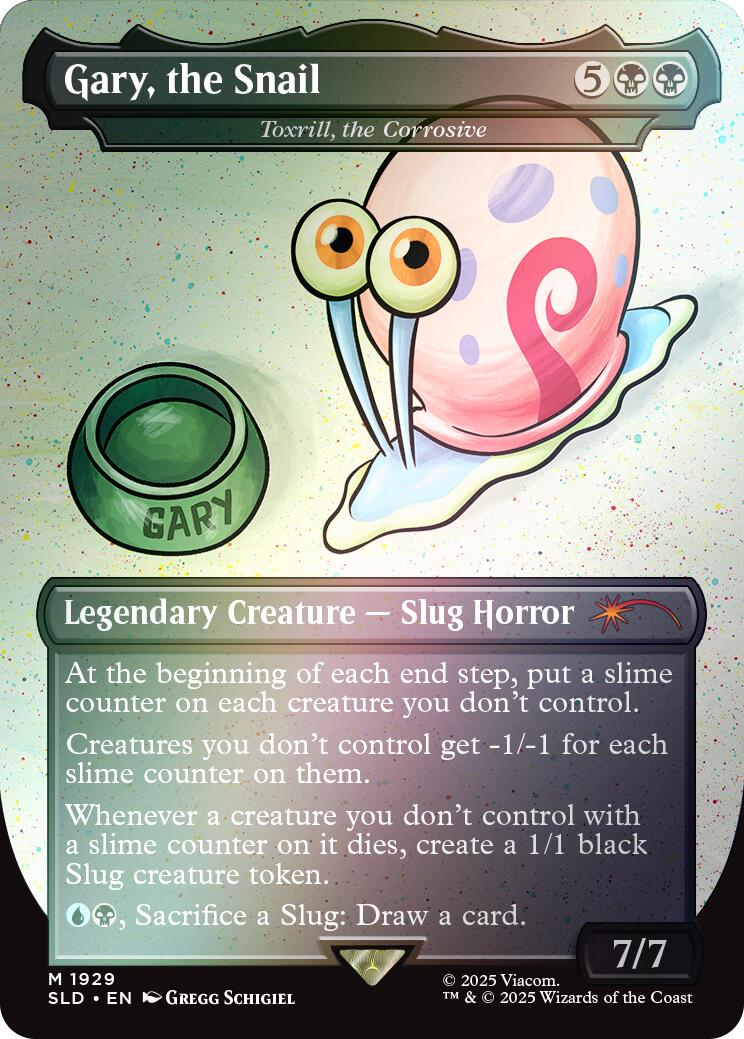 Gary, the Snail - Toxrill, the Corrosive (Rainbow Foil) [Secret Lair Drop Series] | Good Games Cannington