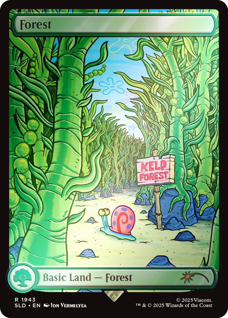 Forest (1943) (Rainbow Foil) [Secret Lair Drop Series] | Good Games Cannington