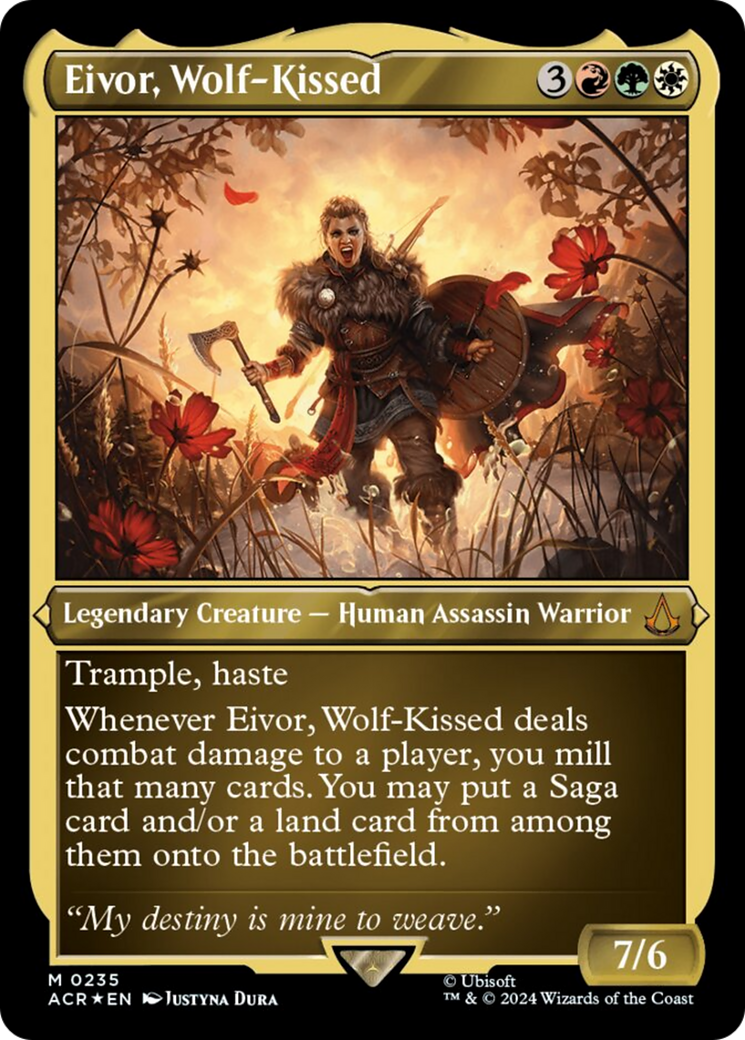 Eivor, Wolf-Kissed (Foil Etched) [Assassin's Creed] | Good Games Cannington