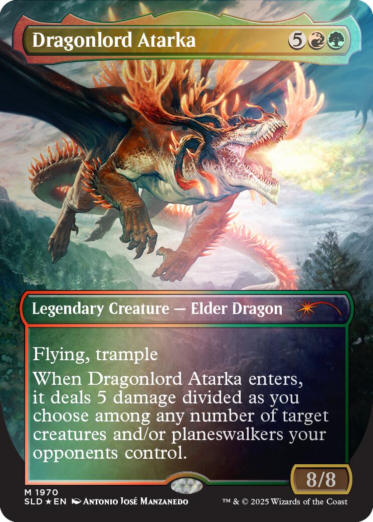 Dragonlord Atarka (Rainbow Foil) [Secret Lair Drop Series] | Good Games Cannington