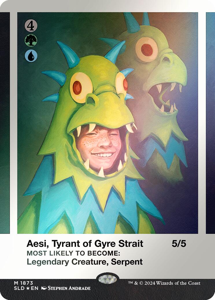Aesi, Tyrant of Gyre Strait (Rainbow Foil) [Secret Lair Drop Series] | Good Games Cannington