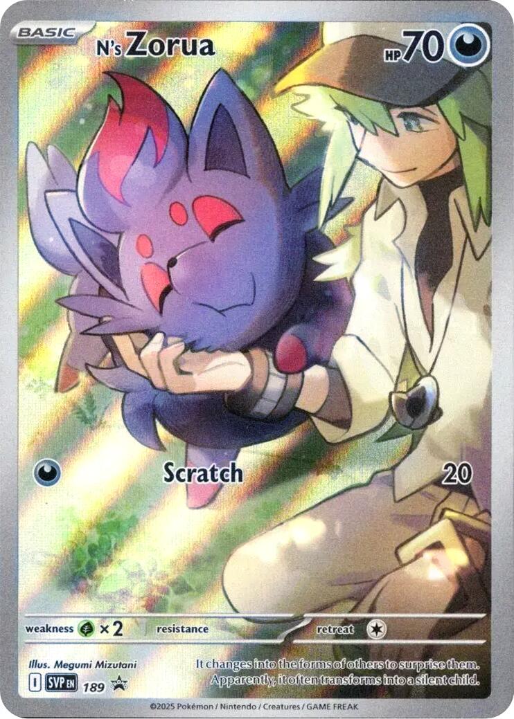 N's Zorua (SVP189) [Scarlet & Violet: Black Star Promos] | Good Games Cannington