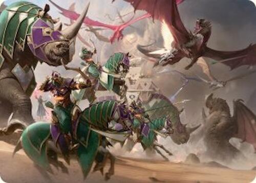 United Battlefront Art Card (5/54) [Tarkir: Dragonstorm Art Series] | Good Games Cannington