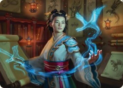 Dragonologist Art Card (6/54) [Tarkir: Dragonstorm Art Series] | Good Games Cannington