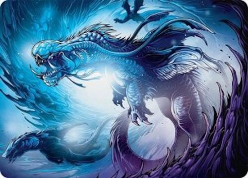 Roiling Dragonstorm Art Card (33/54) [Tarkir: Dragonstorm Art Series] | Good Games Cannington