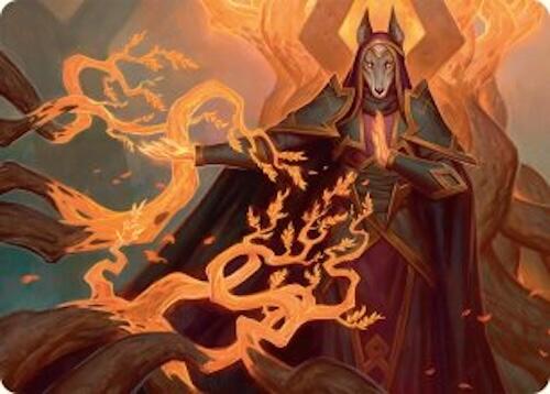 Abzan Devotee Art Card (10/54) [Tarkir: Dragonstorm Art Series] | Good Games Cannington