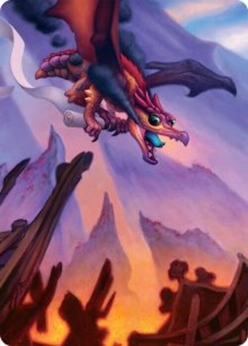 Scavenger Regent Art Card (45/54) [Tarkir: Dragonstorm Art Series] | Good Games Cannington