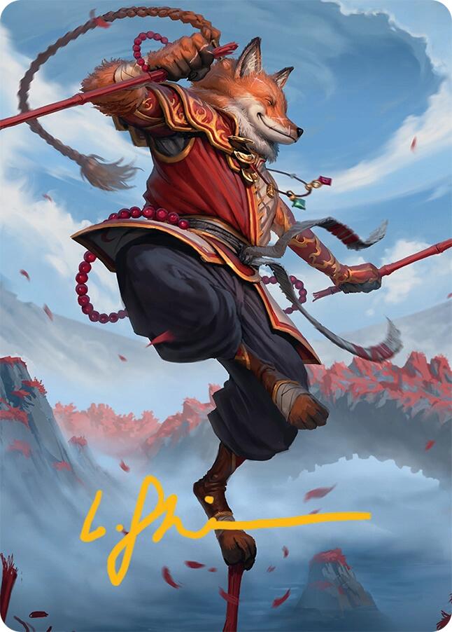 Equilibrium Adept Art Card (16/54) (Gold-Stamped Signature) [Tarkir: Dragonstorm Art Series] | Good Games Cannington