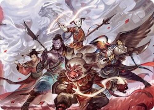 Will of the Jeskai Art Card (54/54) [Tarkir: Dragonstorm Art Series] | Good Games Cannington