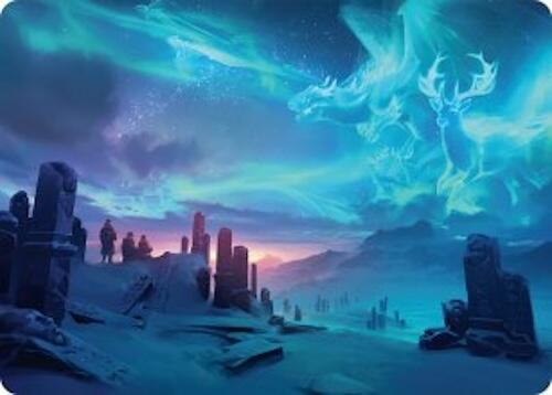 Auroral Procession Art Card (20/54) [Tarkir: Dragonstorm Art Series] | Good Games Cannington