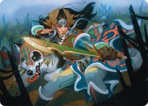 Eshki Dragonclaw Art Card (23/54) [Tarkir: Dragonstorm Art Series] | Good Games Cannington