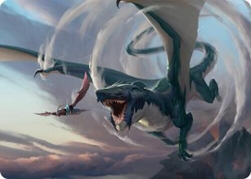 Whirlwing Stormbrood Art Card (27/54) [Tarkir: Dragonstorm Art Series] | Good Games Cannington