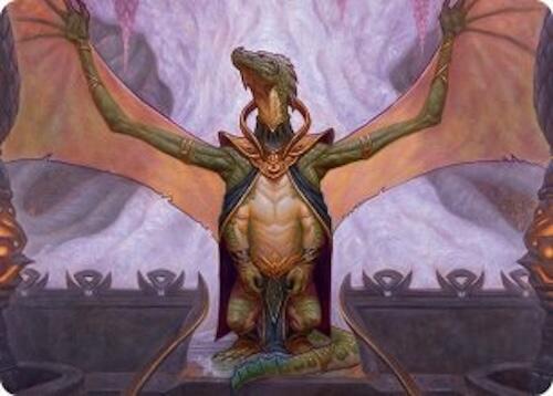 Kheru Goldkeeper Art Card (36/54) [Tarkir: Dragonstorm Art Series] | Good Games Cannington