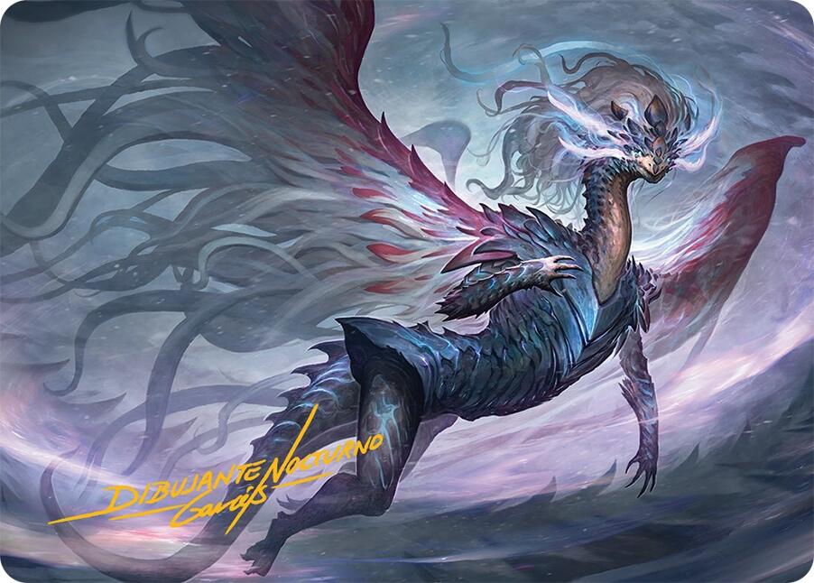 Shiko, Paragon of the Way Art Card (37/54) (Gold-Stamped Signature) [Tarkir: Dragonstorm Art Series] | Good Games Cannington