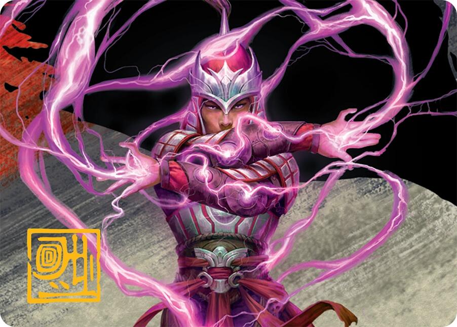 All-Out Assault Art Card (43/54) (Gold-Stamped Signature) [Tarkir: Dragonstorm Art Series] | Good Games Cannington