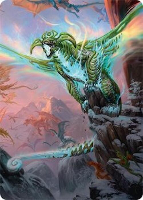 Ureni of the Unwritten Art Card (51/54) [Tarkir: Dragonstorm Art Series] | Good Games Cannington