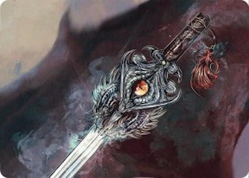 Dragonfire Blade Art Card (40/54) [Tarkir: Dragonstorm Art Series] | Good Games Cannington
