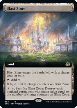 Blast Zone Extended Art 369/287 (The Brothers' War)  | Good Games Cannington