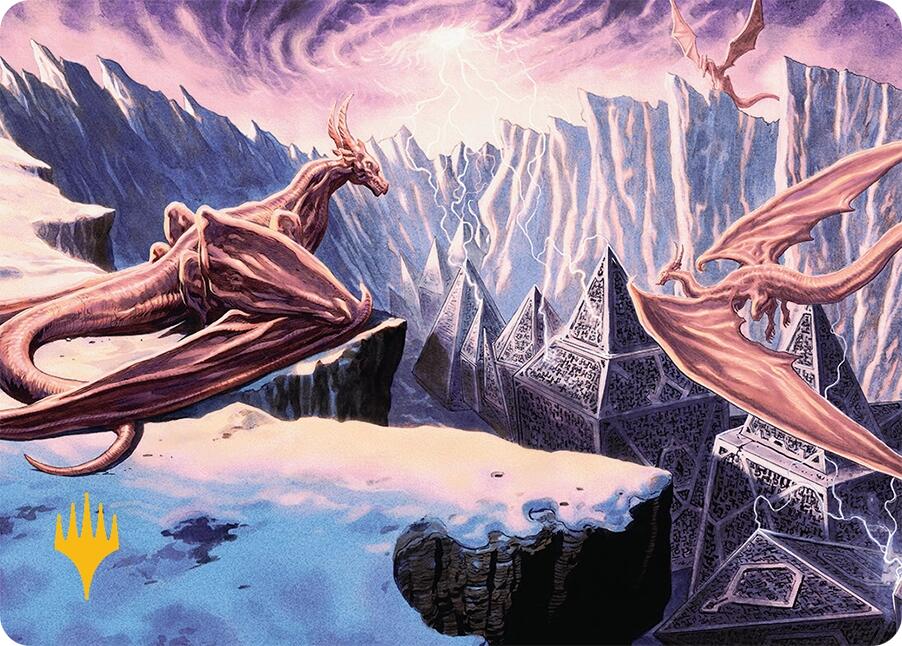 Maelstrom of the Spirit Dragon (42/54) (Gold-Stamped) [Tarkir: Dragonstorm Art Series] | Good Games Cannington