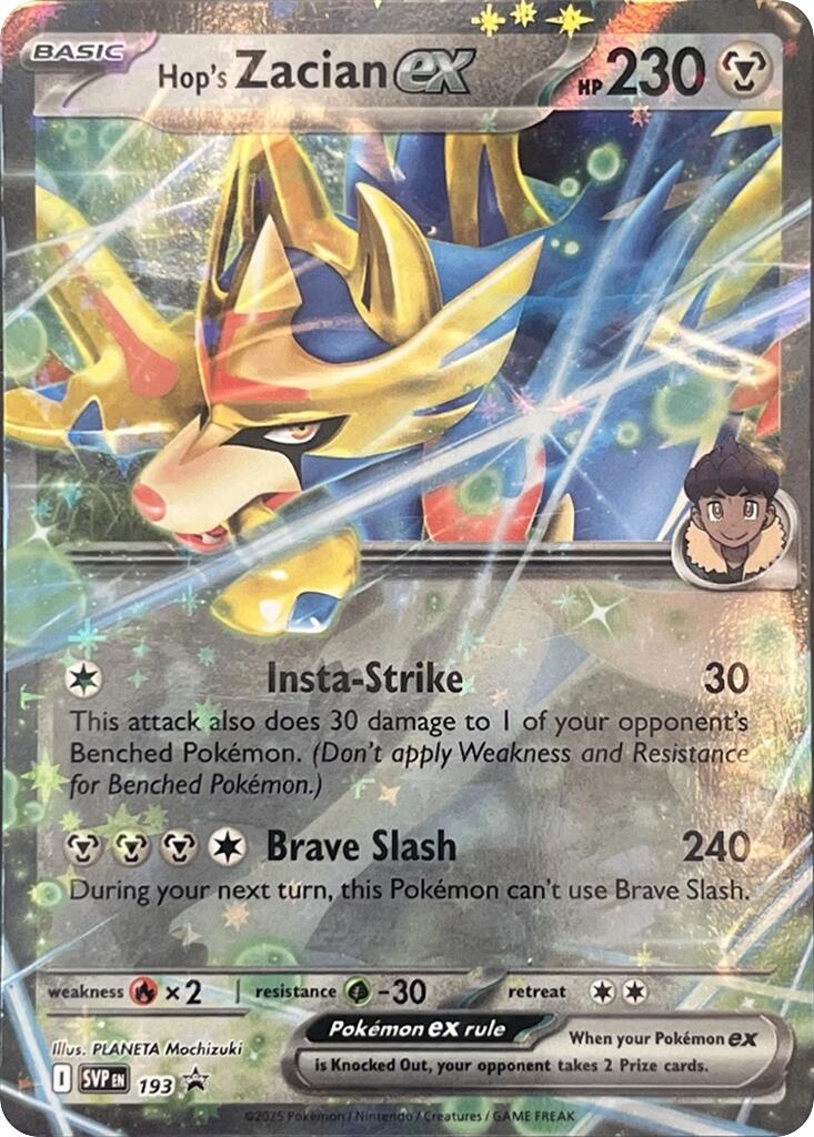 Hop's Zacian ex (SVP193) [Scarlet & Violet: Black Star Promos] | Good Games Cannington