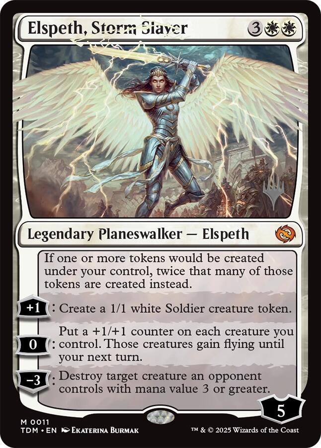 Elspeth, Storm Slayer [Tarkir: Dragonstorm Promos] | Good Games Cannington