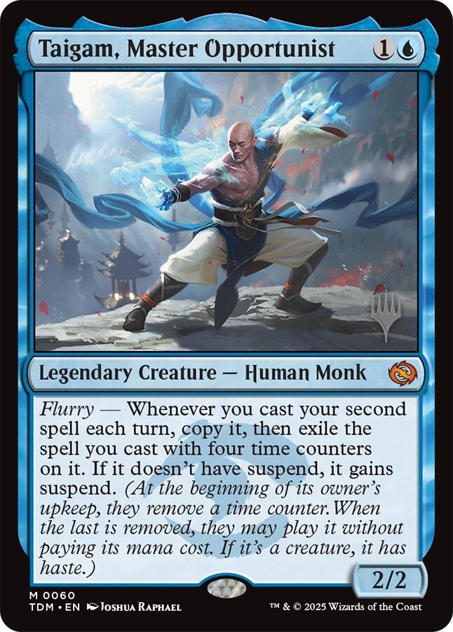 Taigam, Master Opportunist [Tarkir: Dragonstorm Promos] | Good Games Cannington