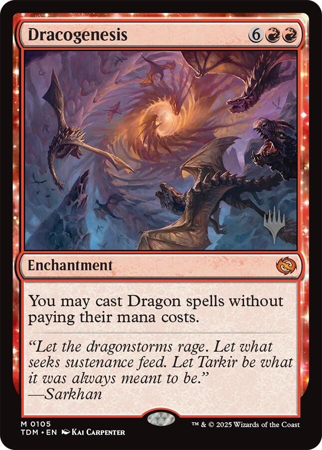 Dracogenesis [Tarkir: Dragonstorm Promos] | Good Games Cannington