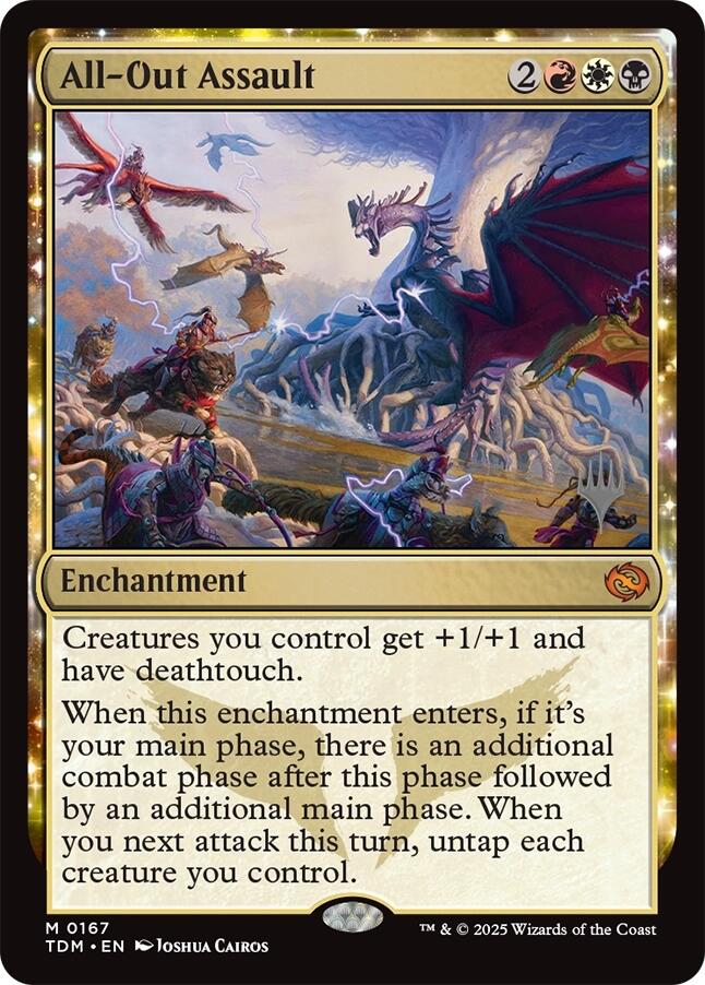 All-Out Assault [Tarkir: Dragonstorm Promos] | Good Games Cannington