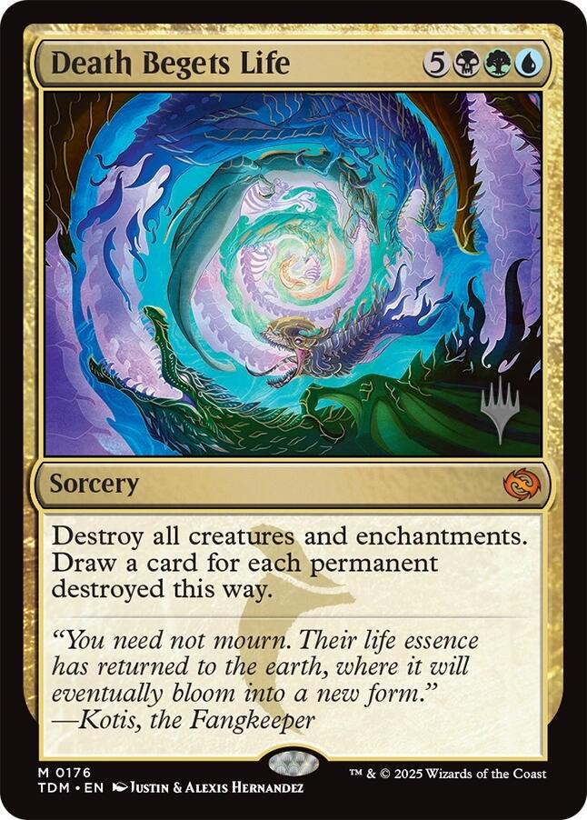 Death Begets Life [Tarkir: Dragonstorm Promos] | Good Games Cannington