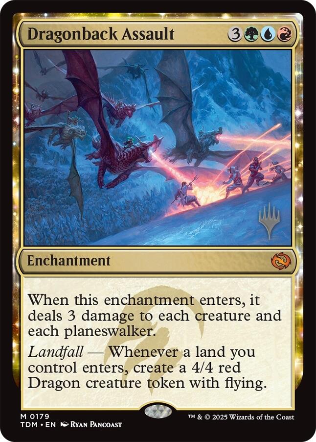 Dragonback Assault [Tarkir: Dragonstorm Promos] | Good Games Cannington