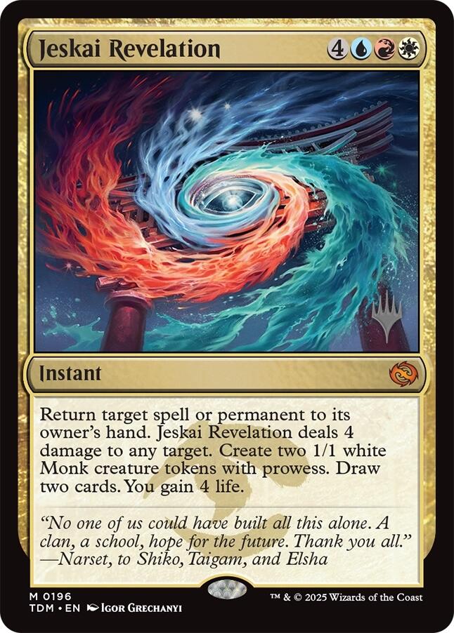 Jeskai Revelation [Tarkir: Dragonstorm Promos] | Good Games Cannington
