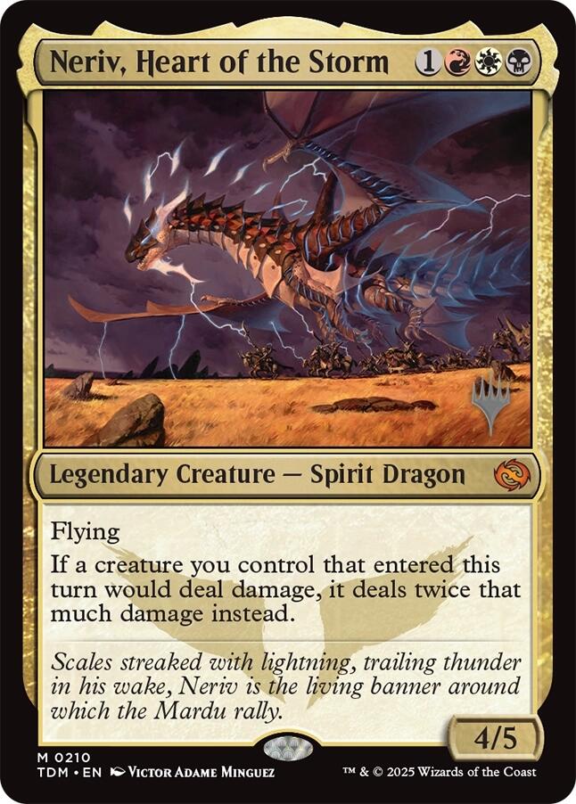 Neriv, Heart of the Storm [Tarkir: Dragonstorm Promos] | Good Games Cannington