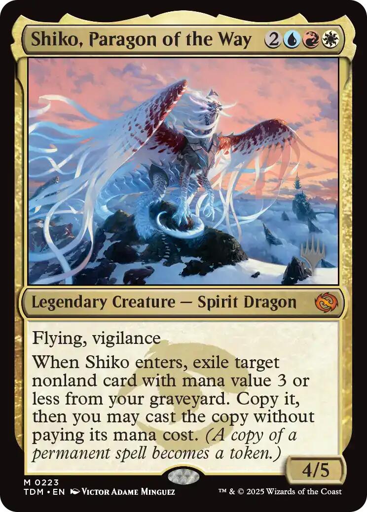 Shiko, Paragon of the Way [Tarkir: Dragonstorm Promos] | Good Games Cannington