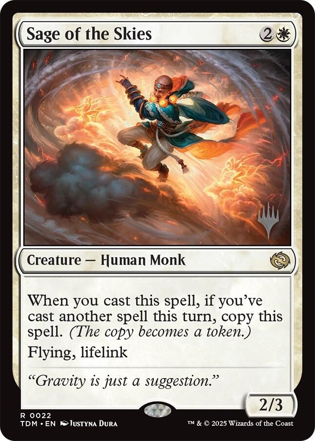Sage of the Skies [Tarkir: Dragonstorm Promos] | Good Games Cannington