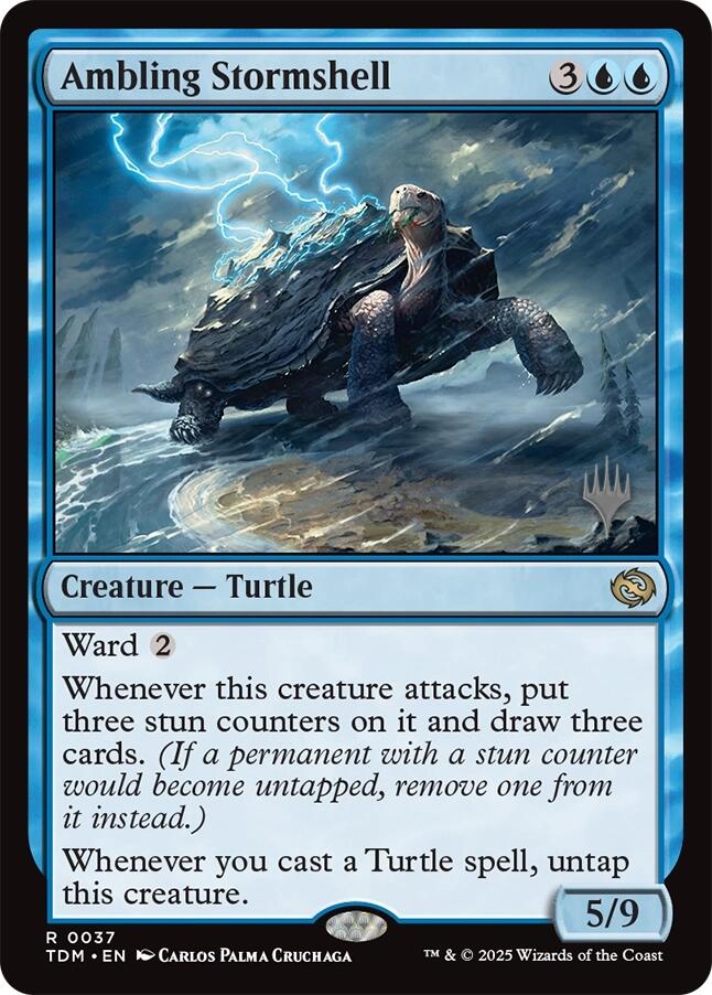Ambling Stormshell [Tarkir: Dragonstorm Promos] | Good Games Cannington