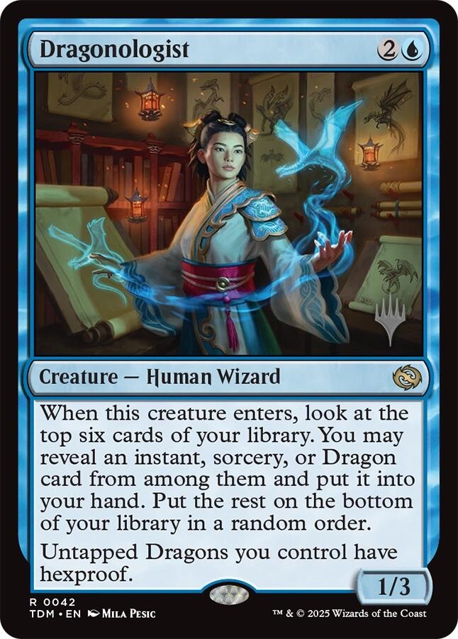 Dragonologist [Tarkir: Dragonstorm Promos] | Good Games Cannington
