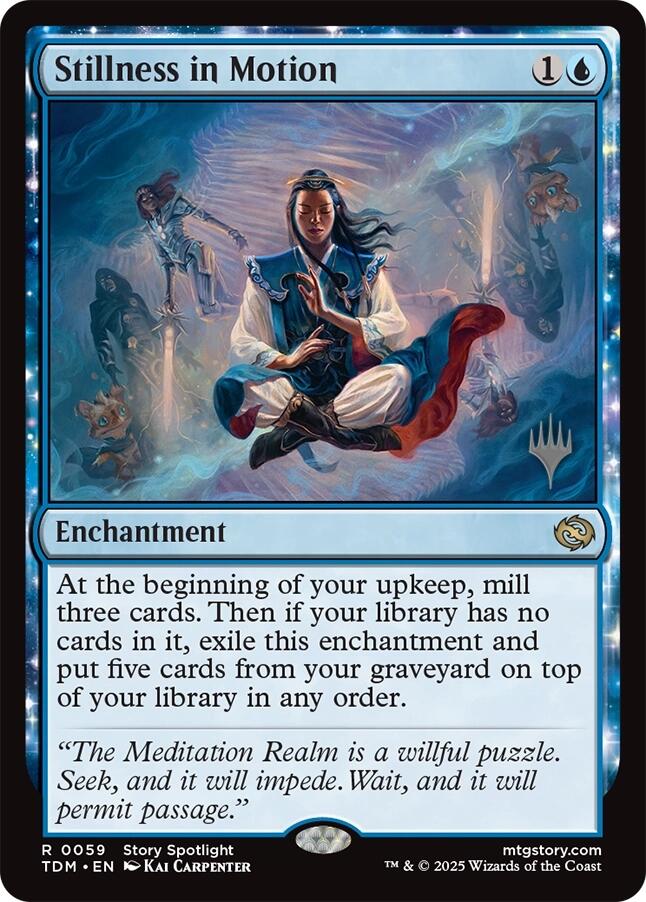 Stillness in Motion [Tarkir: Dragonstorm Promos] | Good Games Cannington