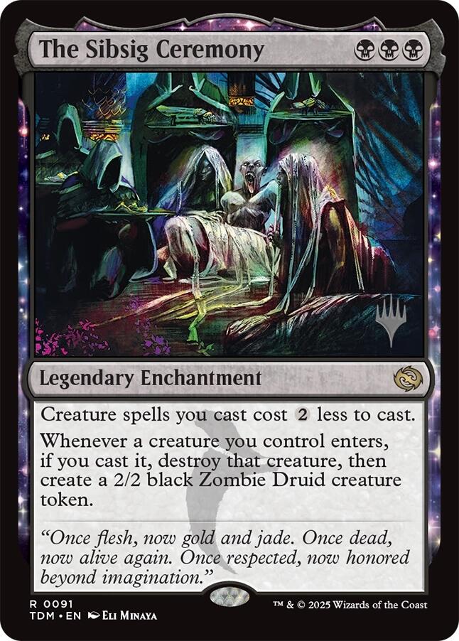 The Sibsig Ceremony [Tarkir: Dragonstorm Promos] | Good Games Cannington